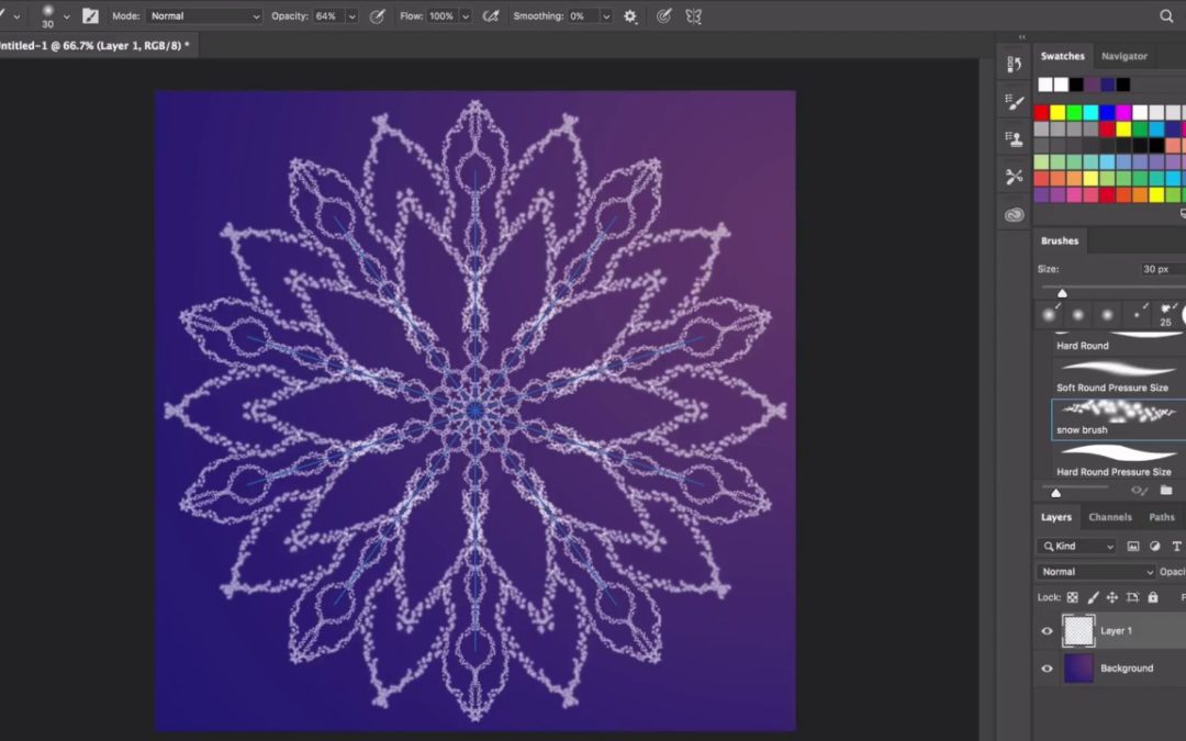 Create Mandalas With Photoshop’s Symmetry Option - Website Design 