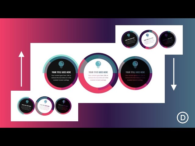 Creative ways to Combine Rotation Scroll Effects with Circular Elements in Divi