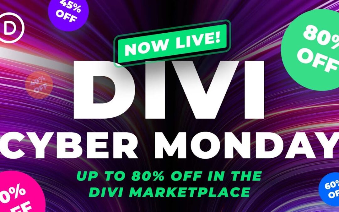 5 Cyber Monday Sleeper Deals in the Divi Marketplace 🤫