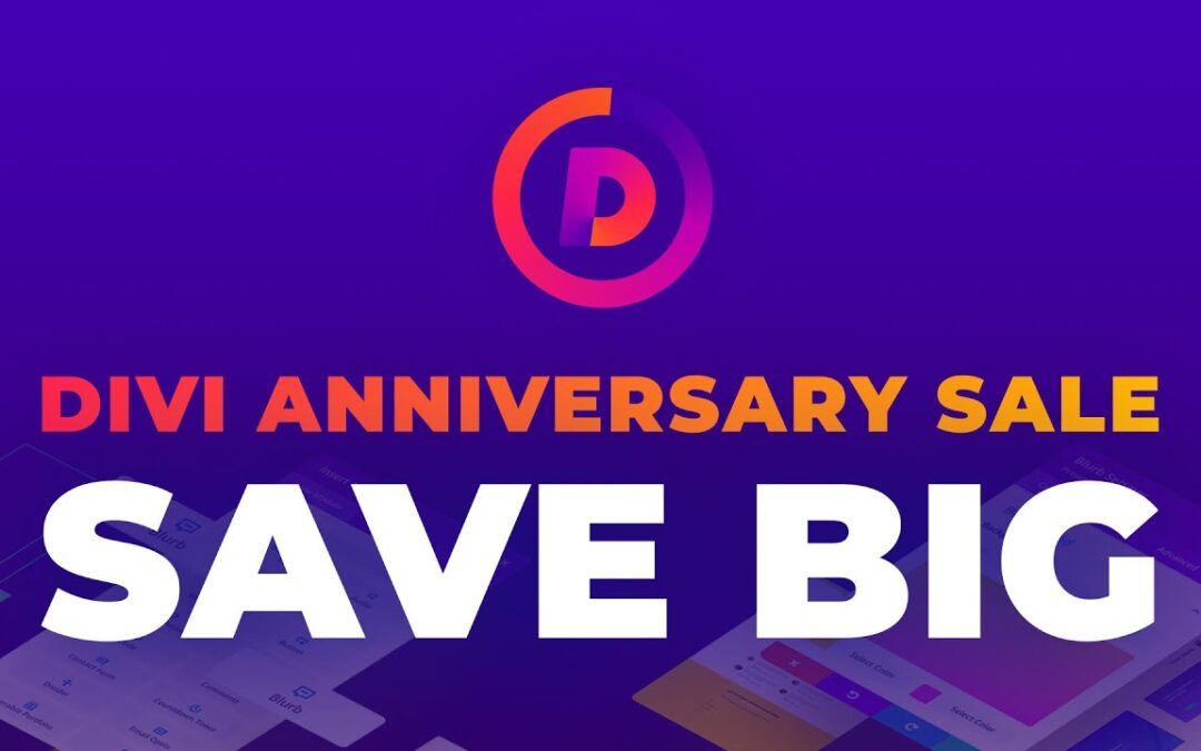 Divi’s 15th Anniversary Sale Starts NOW! 🎉