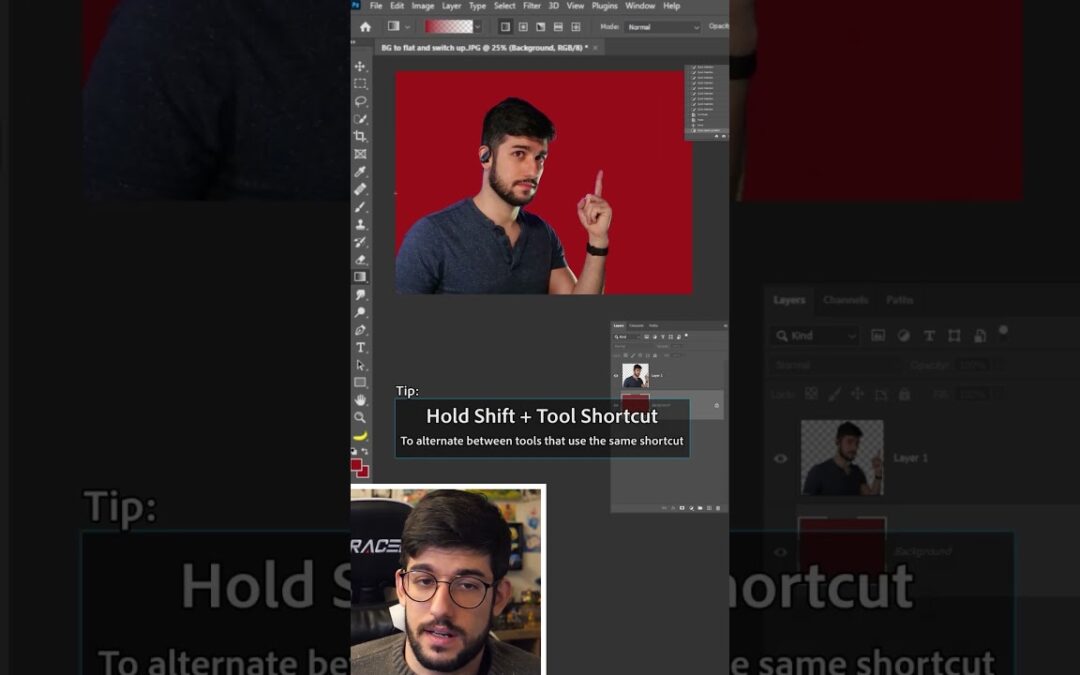 How to Remove Backgrounds and Create Thumbnails  #shorts #photoshop