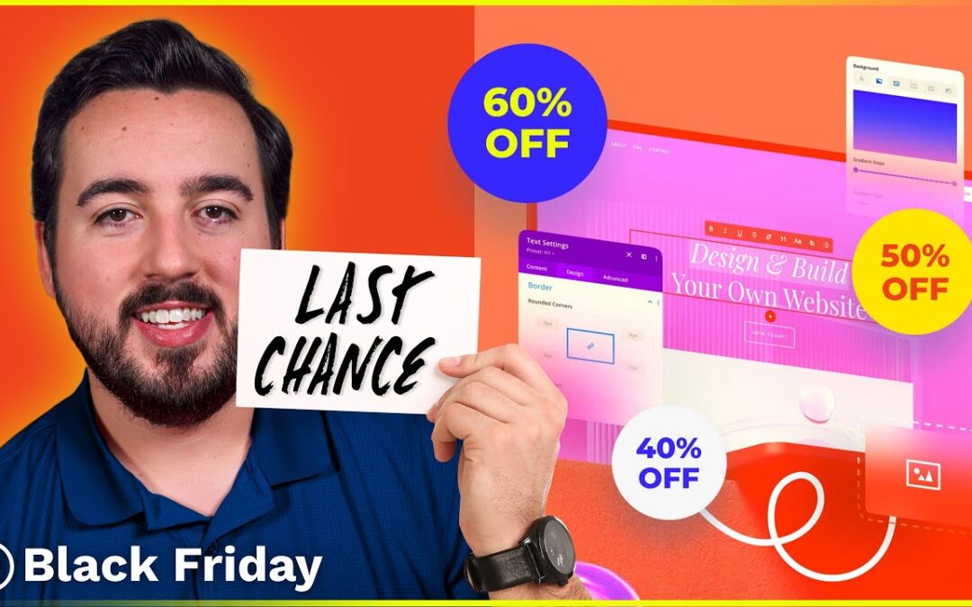 😱 Last Chance! The Divi Black Friday Sale Ends Today