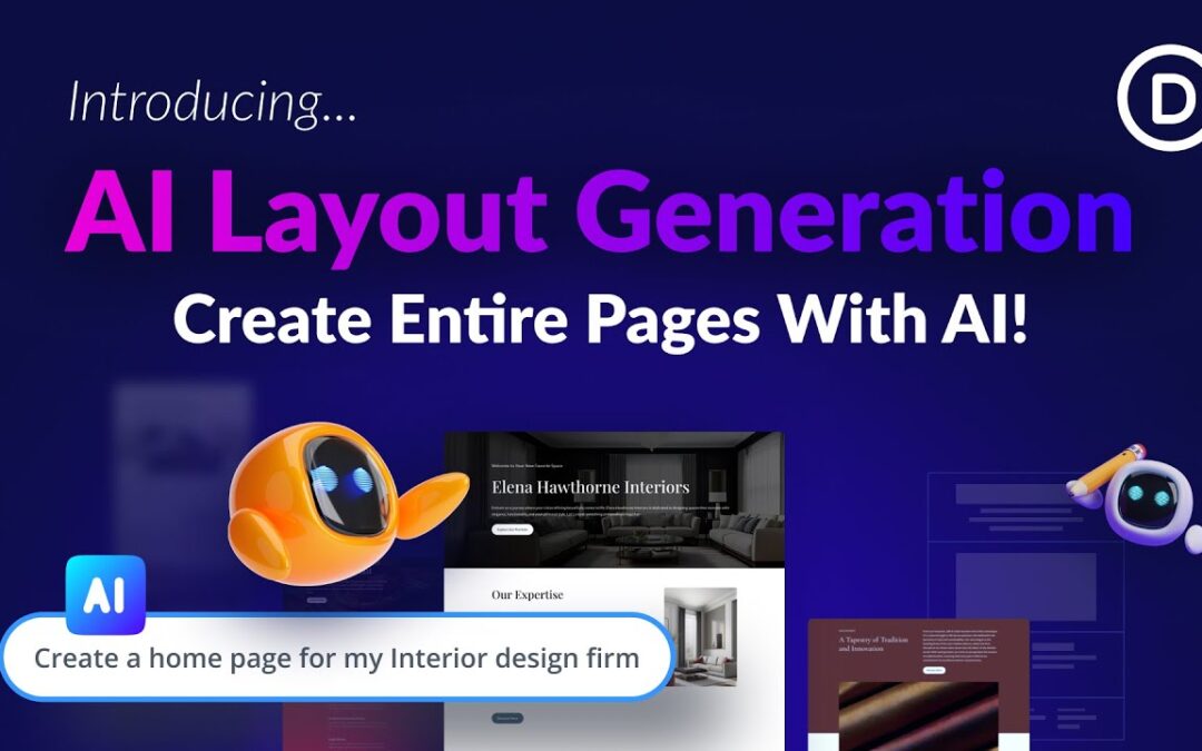 Introducing Divi AI Layout & Page Generation!