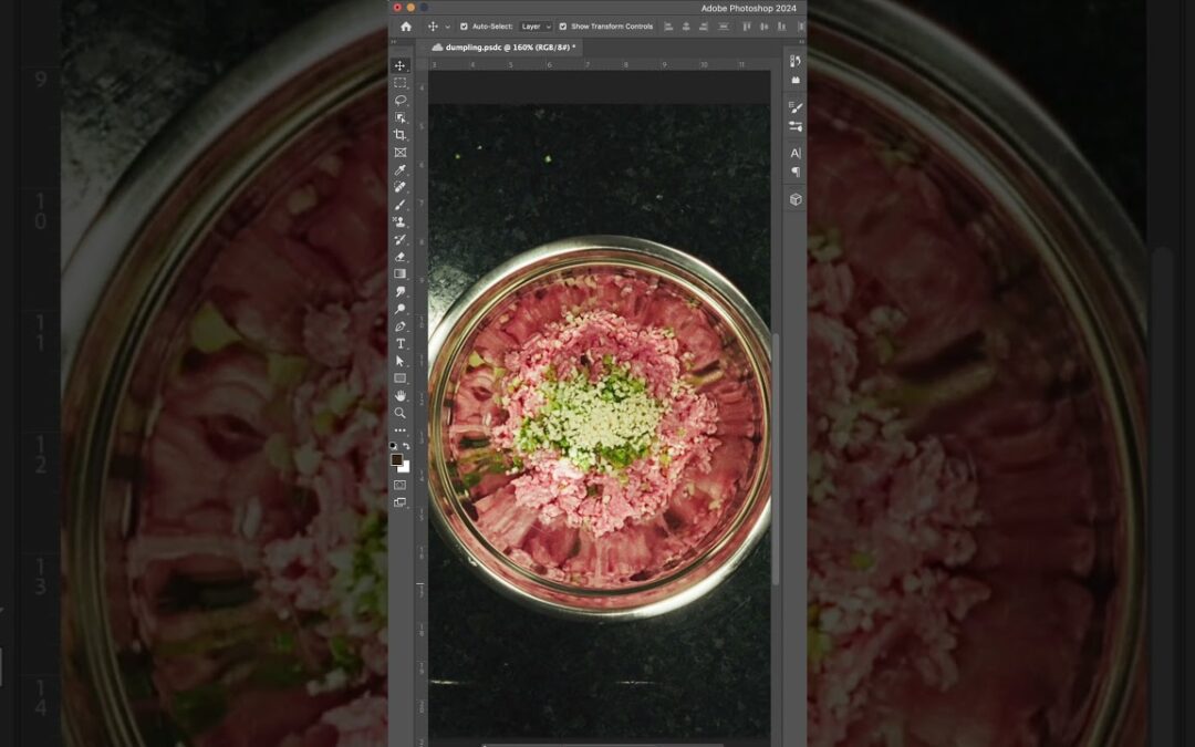 Dumplings are always a good idea 🥟  Photoshop ASMR  #shorts #photoshop​